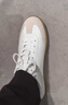 THOM WILLS【舒適軟內里】真皮德訓鞋男休閑運動(dòng)復古T頭鞋男士小白鞋冬季 淺灰白色G791 39 /6.5碼 曬單實(shí)拍圖