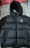 駱駝（CAMEL）【迪麗熱巴同款】羽神短款羽絨服熱反射升溫保暖加厚連帽面包服 幻影黑，男女，734CA6B605F L 曬單實(shí)拍圖