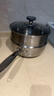 鏗鏘雪平鍋316L不銹鋼家用多功能無(wú)涂層不粘鍋寶寶輔食小奶鍋煮面湯鍋 【0涂層 316L 錘紋防溢】帶蒸籠 24cm 曬單實(shí)拍圖