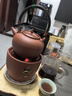 容山堂紅泥小火爐炭爐野外煮茶爐炭爐圍爐煮茶壺戶(hù)外爐具炭火爐木炭碳爐 紅泥圓珠提梁壺+圓滿(mǎn)炭火爐 曬單實(shí)拍圖