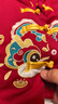優(yōu)奇嬰兒衣服男女寶寶滿(mǎn)月秋冬加厚套裝分體兩件套百天周歲拜新年禮服 曬單實(shí)拍圖