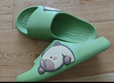 XGGC卡皮巴拉卡通兒童拖鞋女孩室內家居厚底防滑可愛(ài)涼拖女綠色28-29 曬單實(shí)拍圖