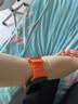 W&P新款適用蘋(píng)果手表表帶apple watch ultra3/2海洋硅膠雙扣回環(huán)表帶iwatch S11/10/9/8/SE 橙色45 曬單實(shí)拍圖
