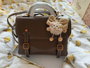 迪士尼（Disney）雙肩包女款2025年新款小背包大容量通勤大學(xué)生書(shū)包生日禮物送女生 棕色【掛件+Disney禮袋】 曬單實(shí)拍圖