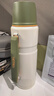 膳魔師（THERMOS）保溫杯戶(hù)外露營(yíng)旅行便攜燜燒罐大容量保溫瓶大肚壺TSK2 山野綠 1200ml 保溫瓶 曬單實(shí)拍圖