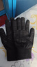 匹克冬季保暖手套防寒針織毛線(xiàn)手套戶(hù)外騎行電動(dòng)車(chē)防滑可觸屏棉手套黑 曬單實(shí)拍圖