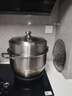 美廚（MAXCOOK）蒸鍋 304不銹鋼34cm雙層蒸鍋 加厚復底湯鍋 燃氣電磁爐通用MCZ804 曬單實(shí)拍圖