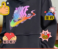 耐克（NIKE）大童加絨連帽衫冬季新款男女童衛衣NIKE CLUB FLEECE IO0750 曬單實(shí)拍圖
