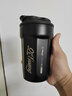 【真316內膽】咖啡杯 隨手便攜保溫杯 辦公室水杯 450ml黑色咖啡杯 曬單實(shí)拍圖