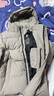 坦博爾羽絨服男士短款可脫卸帽冬季保暖厚外套5530355A 暗霧色175 曬單實(shí)拍圖