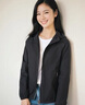 2026春季新款外套女戶(hù)外韓版寬松大碼沖鋒衣女士防風(fēng)透氣百搭夾克 黑色 L 建議105-120斤 曬單實(shí)拍圖