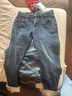 HLA海瀾之家牛仔褲男三國演義保暖磨毛直筒褲子男冬過(guò)年 曬單實(shí)拍圖