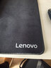 聯(lián)想（Lenovo）鼠標墊 布面橡膠加厚防滑耐磨 辦公游戲鼠標墊 桌墊 精密鎖邊 800*400*3mm 黑色鼠標墊  MP2 曬單實(shí)拍圖
