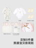 英氏（YEEHOO）新生兒衣服禮盒套裝嬰幼兒見(jiàn)面禮寶寶禮物【8件套-5A抗菌】 曬單實(shí)拍圖