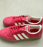 adidas「T頭鞋」VL COURT復古休閑板鞋德訓鞋男女阿迪達斯輕運動(dòng) 淺猩紅/暖香草色/黃色   39 曬單實(shí)拍圖