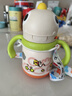 babycare保溫杯兒童霸王龍316不銹鋼水壺吸管水杯嬰兒寶寶學(xué)飲杯小企鵝杯 【新款】-把手款 300ml 光電青 曬單實(shí)拍圖