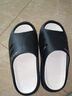 稻草人運動(dòng)拖鞋男士氣墊減震四季居家戶(hù)外穿沙灘防滑踩屎感涼拖 黑40-41 曬單實(shí)拍圖