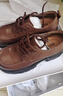 百麗時(shí)尚牛津鞋樂(lè )福鞋女春夏商場(chǎng)牛皮革厚底休閑鞋D2Y1DAM5 棕色 39 曬單實(shí)拍圖