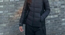 美力城羽絨服女輕薄排骨鵝絨羽絨服內膽貼身女短款外套女士106 猛石黑 L 曬單實(shí)拍圖