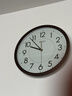 精工時(shí)鐘家用免打孔掛墻鐘表14英寸36cm簡(jiǎn)約智慧夜光客廳臥室掛鐘 曬單實(shí)拍圖