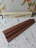 雙槍紅檀木筷子天然抗菌木筷 家用實(shí)木無(wú)漆無(wú)蠟筷子餐具套裝10雙 曬單實(shí)拍圖