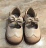 江博士皮鞋秋季禮儀鞋女童米杏色兒童公主鞋2B13A3100AW杏/米22碼 曬單實(shí)拍圖