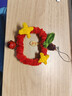 尚琛圣誕扭扭棒掛件圣誕節禮物掛飾毛條扭扭棒風(fēng)鈴扭扭棒DIY材料包圣誕氛圍掛件手工生日禮物送閨蜜 圣誕紅蘋(píng)果扭扭棒掛件1個(gè)【8*9cm】 曬單實(shí)拍圖