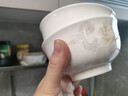 景黛景德鎮陶瓷米飯碗家用高顏值中式簡(jiǎn)約防燙大湯碗菜盤(pán)魚(yú)盤(pán)骨瓷餐具 4.5英寸金鐘碗10個(gè) 曬單實(shí)拍圖