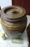 米缸陶瓷家用老式土陶豬油罐耐高溫防蟲(chóng)潮帶蓋高端米桶黃色腌菜缸 米缸-14斤容水量【有花款】 曬單實(shí)拍圖