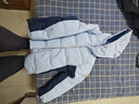 361°兒童羽絨服25冬男女童3-14歲輕盈蓬松連帽保暖外套 藍130 曬單實(shí)拍圖