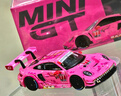 馳譽(yù)模型MINIGT 1:64 蘭博基尼保時(shí)捷邁凱倫布加迪馬丁GTR寶馬豐田車(chē)模 #889 保時(shí)捷 911 GT3 R 紅耳綠恐龍 全新發(fā)出 曬單實(shí)拍圖