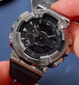 卡西歐（CASIO）手表男G-SHOCK小鋼炮金屬鋼鐵之心防震水雙顯學(xué)生運動(dòng)電子表禮物 GM-110BB-1A黑武士 曬單實(shí)拍圖