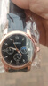 正品男士手表高檔休閑石英表簡(jiǎn)約氣質(zhì)男表皮帶高顏值羅馬時(shí)尚腕表 黑色運動(dòng)款 曬單實(shí)拍圖