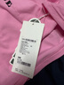 CHUU字母印花長(cháng)袖T恤女2025秋季新品半高領(lǐng)修身打底衫短款上衣 玫粉色 均碼 曬單實(shí)拍圖
