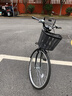 永久自行車(chē)成人通勤車(chē)女式學(xué)生男女士城市單車(chē)實(shí)心胎復古輕便變速載人 高配-黑色【雙層鋁輪+密封中軸】 26寸（適合身高155-175） 曬單實(shí)拍圖