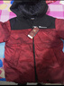 波司登25羽絨服兒童5A抗菌短款加厚防寒新年紅親子連帽外套 曬單實(shí)拍圖
