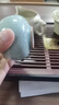 金鑲玉仿宋汝窯茶杯家用可養開(kāi)片陶瓷品茗杯功夫茶具110ml送禮 曬單實(shí)拍圖