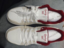 新百倫男鞋運動(dòng)板鞋休閑百搭小白鞋空軍復刻通勤上班拼接撞色時(shí)尚潮流款 565白紅 42 曬單實(shí)拍圖