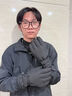 安踏（ANTA）保暖手套冬季男騎行手套滑雪防寒風(fēng)超厚觸屏防水電動(dòng)車(chē)登山 黑色M 曬單實(shí)拍圖