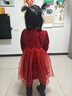 迪士尼連衣裙女童秋冬寶寶紅色公主裙子2026新款女孩過(guò)新年衣服拜年服 曬單實(shí)拍圖