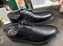回力男鞋商務(wù)英倫風(fēng)布洛克雕花皮鞋男百搭休閑舒適軟底正裝鞋 黑色 44 曬單實(shí)拍圖