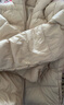笛莎（DEESHA）童裝女童2025秋冬短款三防輕薄羽絨服外套 卡其色 160 曬單實(shí)拍圖