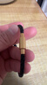 周大福男款 不銹鋼扣手繩皮繩配件 18.75cm  YB21 曬單實(shí)拍圖