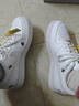 耐克（NIKE）NIKE女子空軍一號 AF 1 AIR FORCE 1 運動(dòng)鞋IQ1143-100白37.5 曬單實(shí)拍圖
