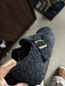 ZHR冬季棉鞋女加絨保暖勃肯鞋女新款防滑雪地靴女鞋JQ07FFB深灰色37 曬單實(shí)拍圖