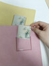 天色A4軟皮活頁(yè)夾筆記本外殼四孔文件夾簡(jiǎn)約可拆卸扣環(huán)辦公室收納神器大容量強力夾TS-4200粉色 曬單實(shí)拍圖