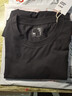 京東京造10A抗菌男士t恤短袖打底衫男裝衣服新款純棉圓領(lǐng)休閑內搭新年黑M 曬單實(shí)拍圖