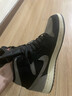 耐克（NIKE）男鞋Air Jordan 1 AJ1棕黑色舒適防滑耐磨減震中幫運動(dòng)復古籃球鞋 IB7110-002 40.5 曬單實(shí)拍圖