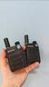 摩托羅拉（Motorola）對講機戶(hù)外50公里不插卡大功率手持車(chē)間美容飯店自駕工地 靚麗小金剛黑色+耳機超長(cháng)待機【1-3公里】 終身免費版 曬單實(shí)拍圖
