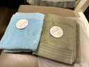 NASTEX日本那須藤NASTEX唯美素色無(wú)捻純棉無(wú)捻紗洗臉擦汗方巾面巾浴巾 天藍色 1條 85g 毛巾 34x80cm 曬單實(shí)拍圖